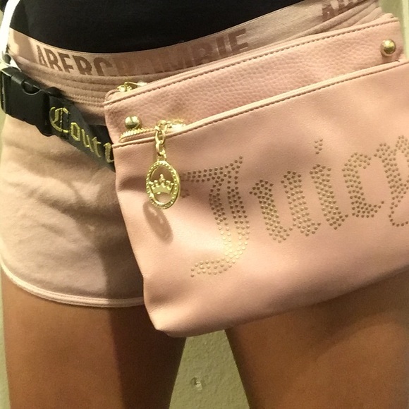 Juicy Couture Handbags - JUICY COUTURE Light pink BELTBAG